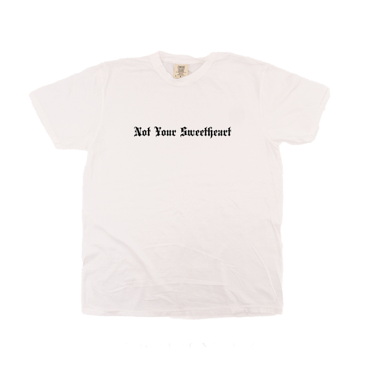 Not Your Sweetheart - Tee (Vintage White, Short Sleeve)