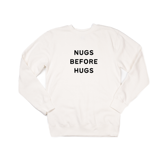 Nugs Before Hugs (Black) - Sweatshirt (Creme)