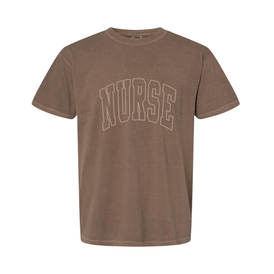 Nurse Varsity - Tee (Espresso)