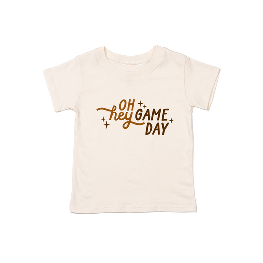 Oh Hey Game Day - Kids Tee (Natural)