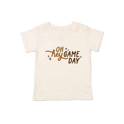 Oh Hey Game Day - Kids Tee (Natural)