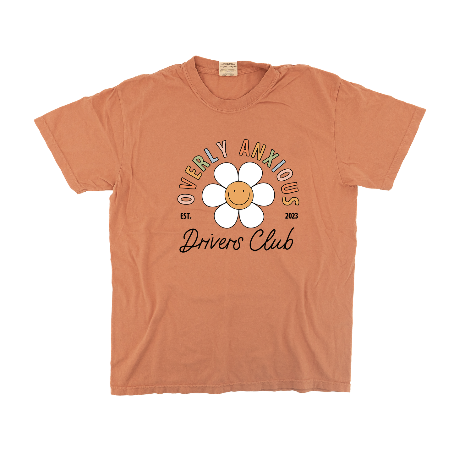 Overly Anxious Drivers Club - Tee (Terracotta)