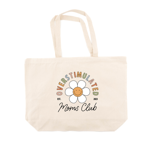 Overstimulated Moms Club - Tote (Natural)