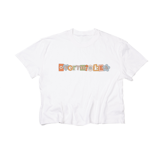 Overthinker - Cropped Tee (White)