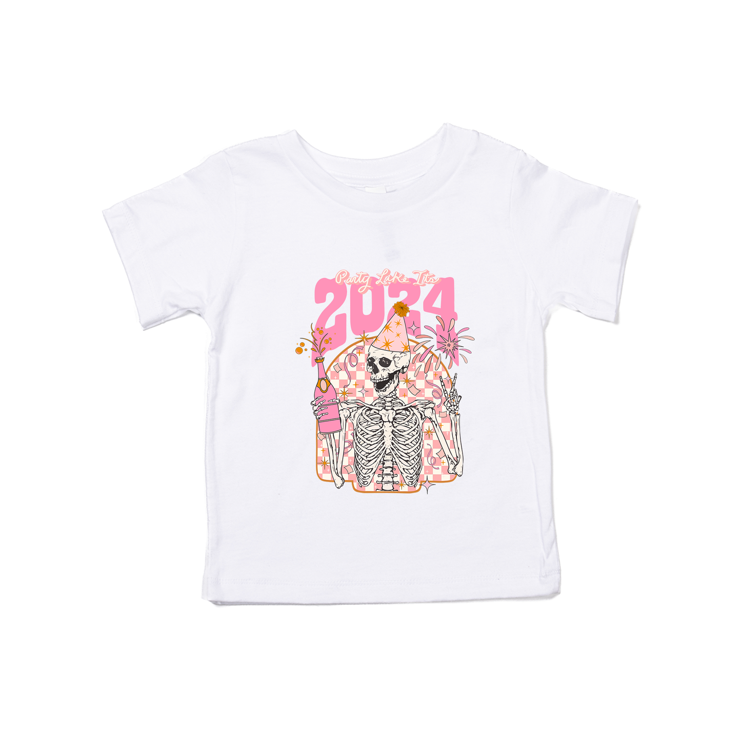 Party like it's 2024 - Kids Tee (White)
