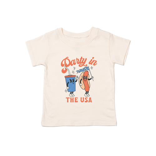 Party in the USA (Ballpark) - Kids Tee (Natural)