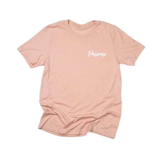 Pawpaw (Brushed, White, Pocket) - Tee (Peach)