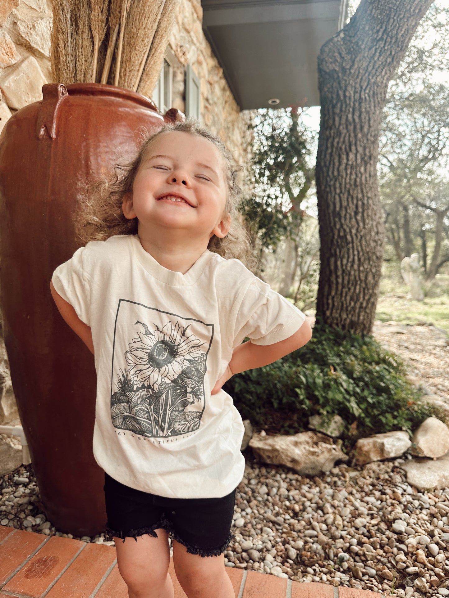 What a Beautiful Life - Kids Tee (Natural)