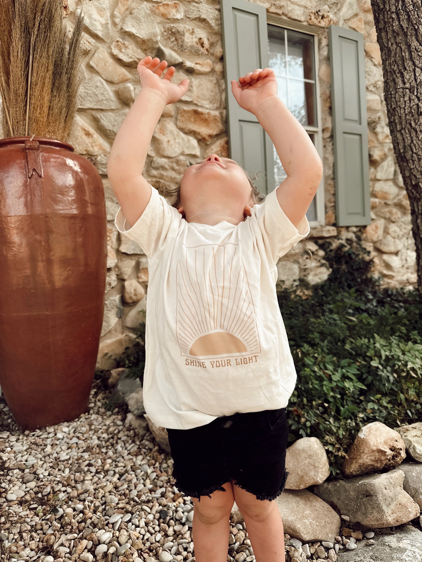 Shine Your Light - Kids Tee (Natural)