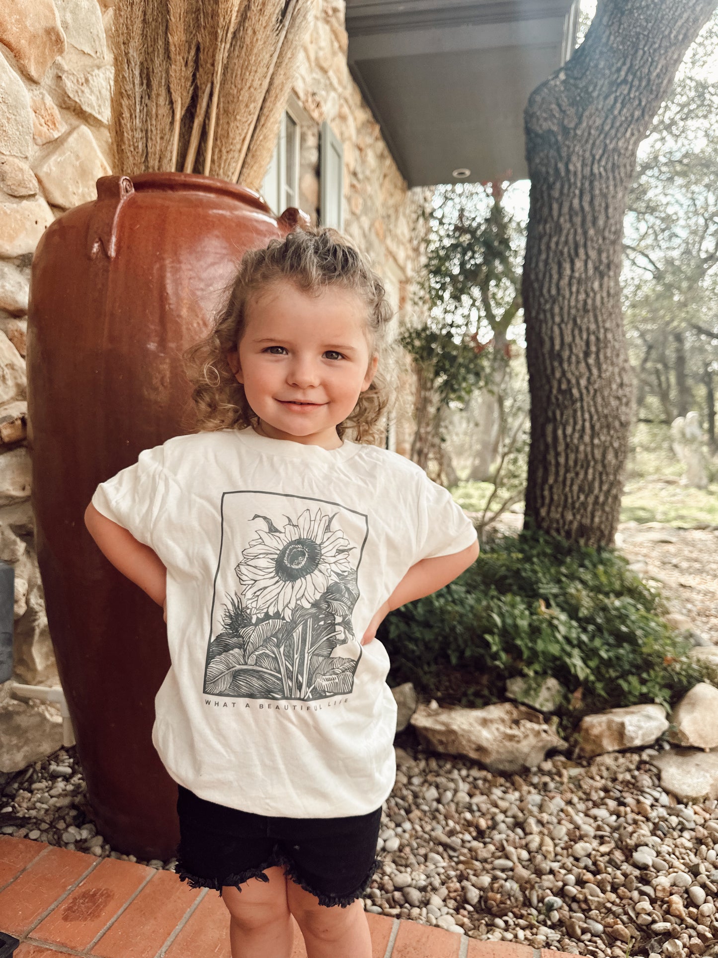 What a Beautiful Life - Kids Tee (Natural)