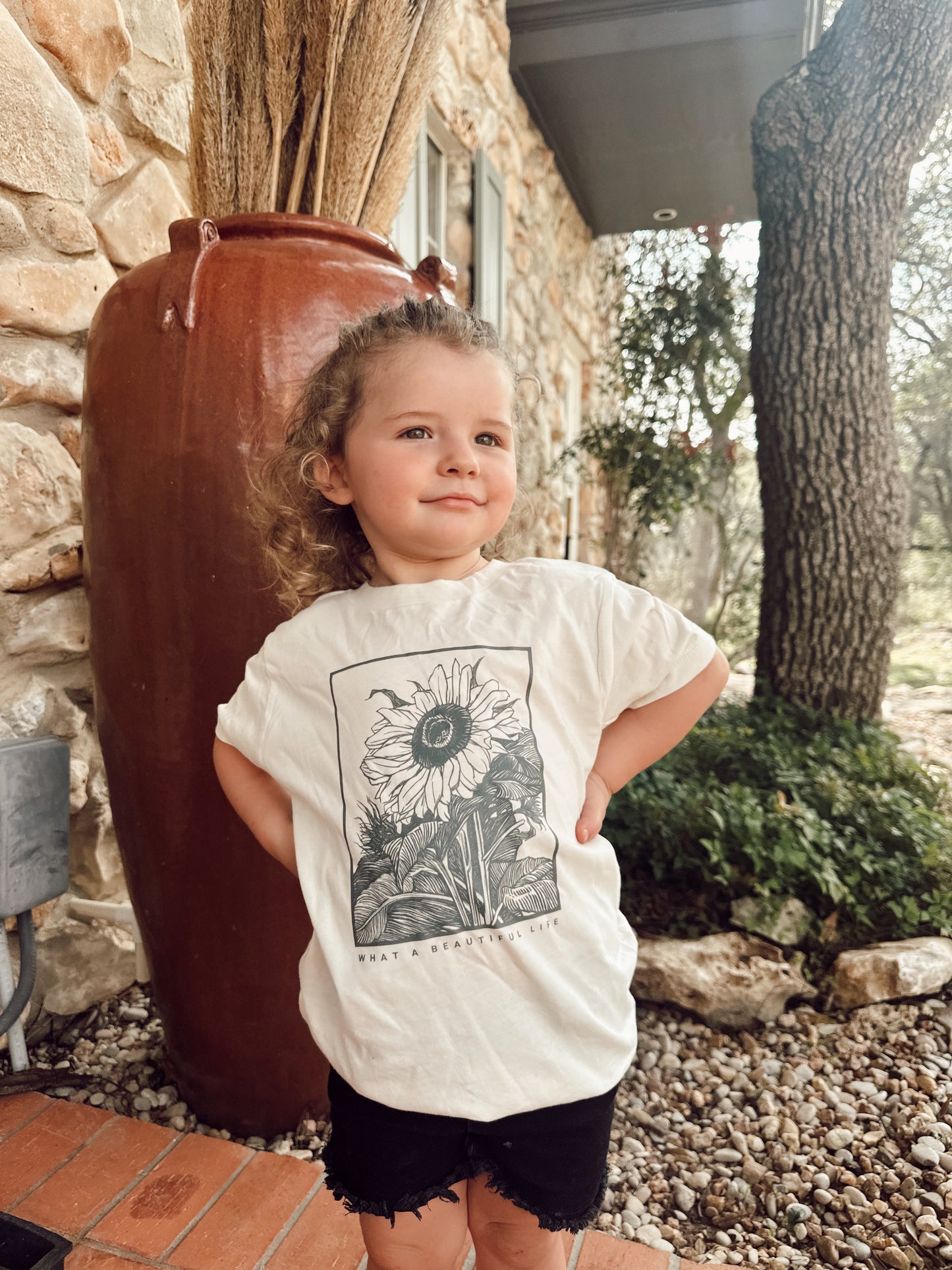 What a Beautiful Life - Kids Tee (Natural)