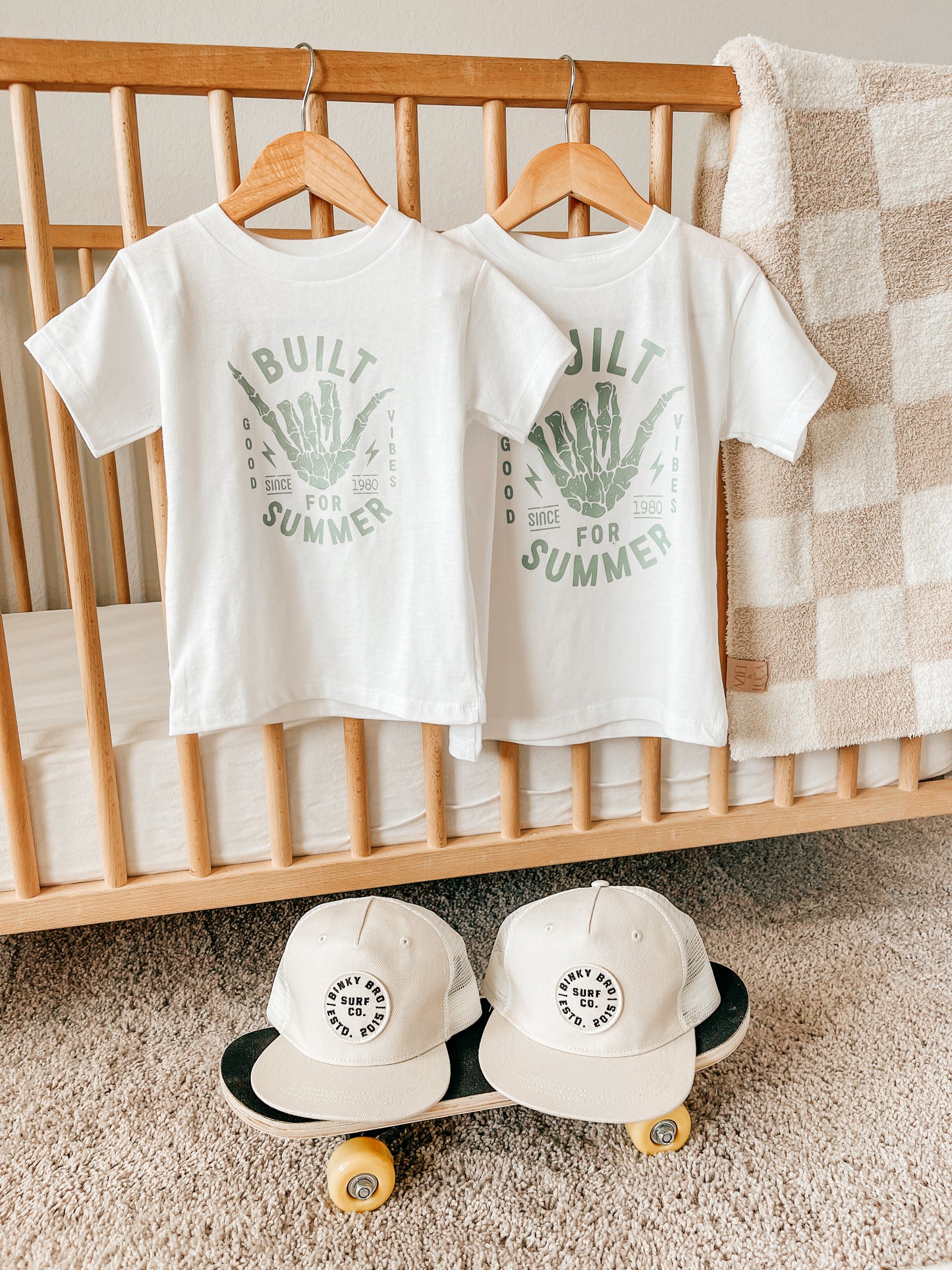 Built for Summer - Kids Tee (White)