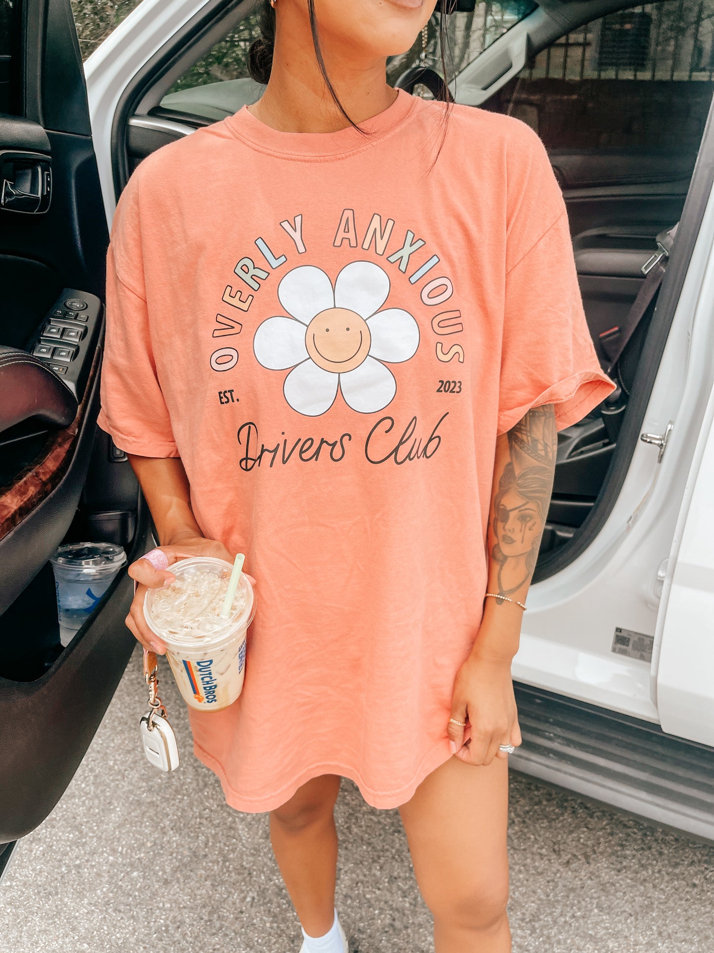 Overly Anxious Drivers Club - Tee (Terracotta)