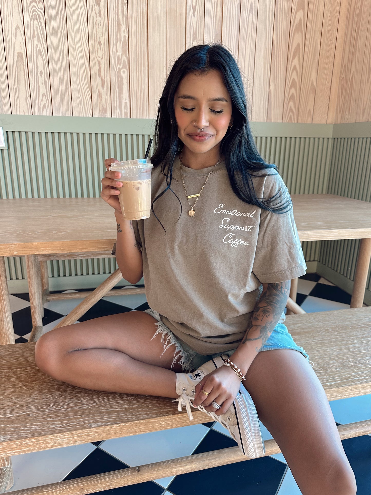 Emotional Support Coffee - Tee (Espresso)