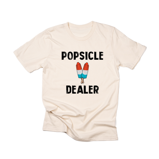 Popsicle Dealer (Black) - Tee (Natural)