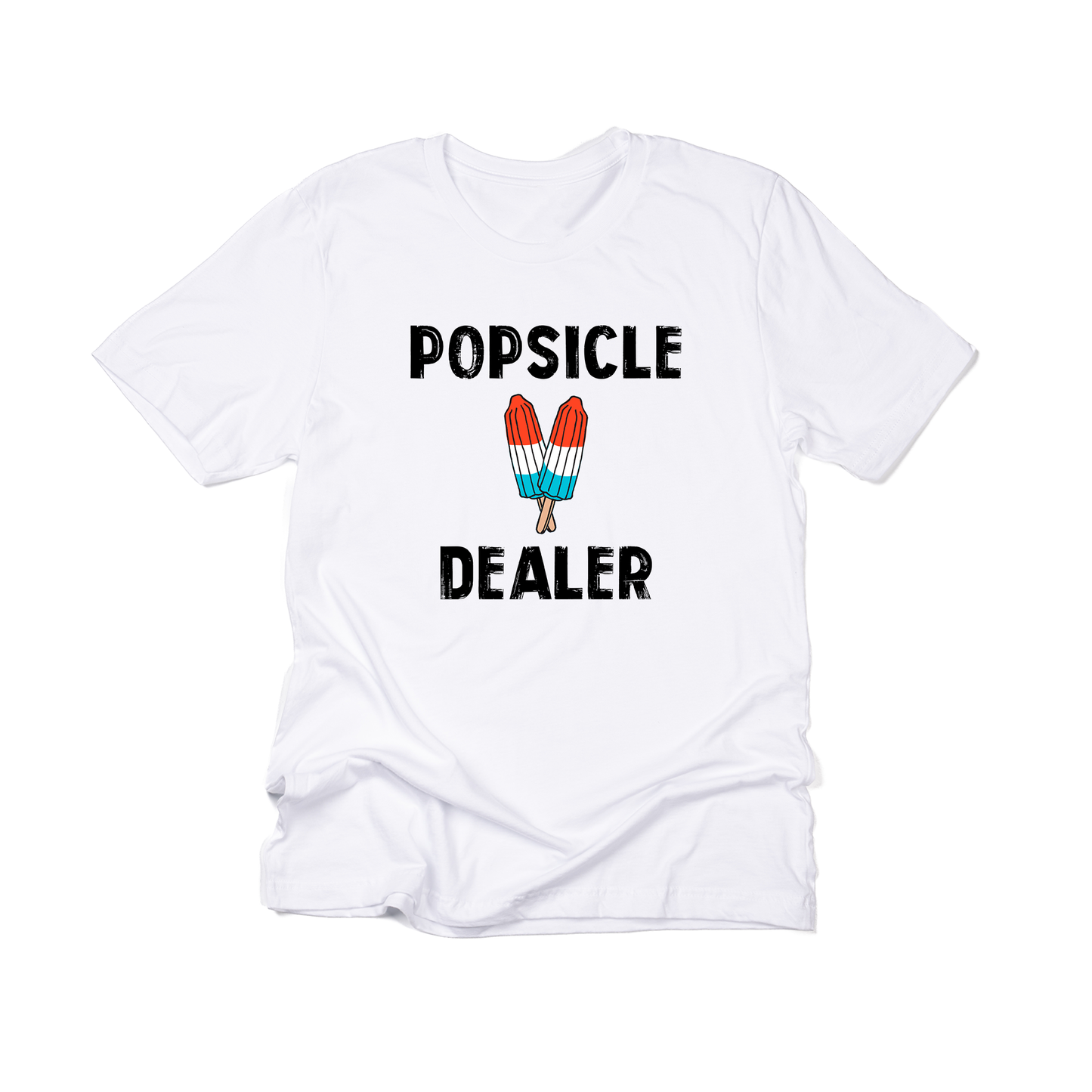 Popsicle Dealer (Black) - Tee (White)