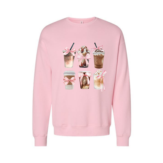 Pretty Coffees - Sweatshirt (Light Pink)