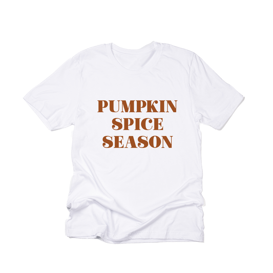 Pumpkin Spice Season (Rust) - Tee (White)