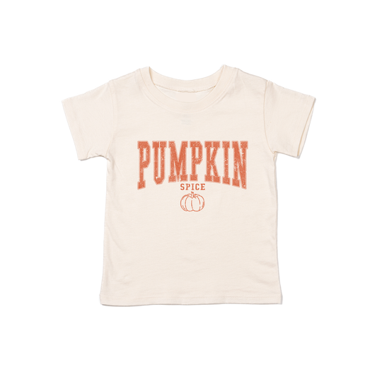 Pumpkin Spice (Varsity) - Kids Tee (Natural)