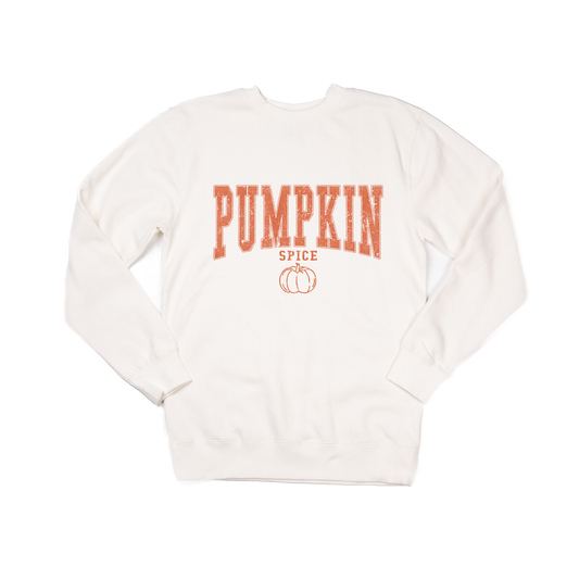 Pumpkin Spice (Varsity) - Sweatshirt (Creme)