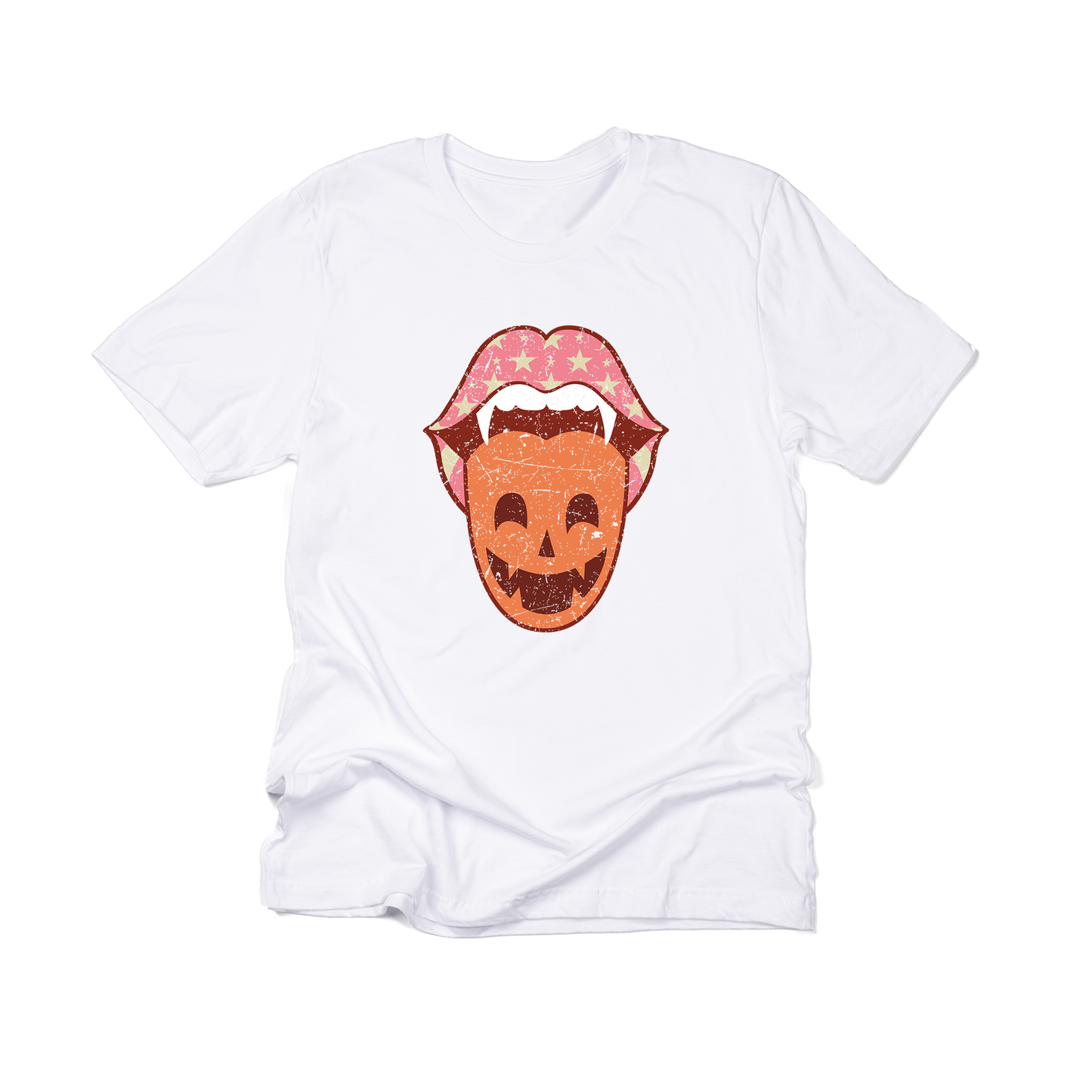 Pumpkin Tongue - Tee (White)