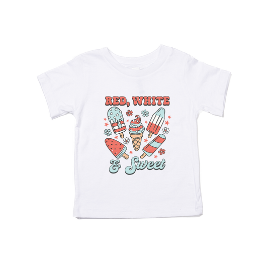Red, White, & Sweet - Kids Tee (White)