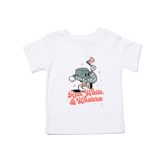 Red, White, & Western - Kids Tee (White)