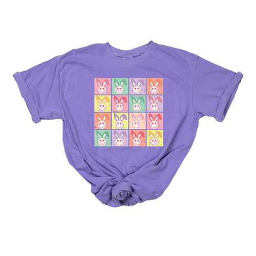 Retro Groovy Bunnies - Tee (Lilac)