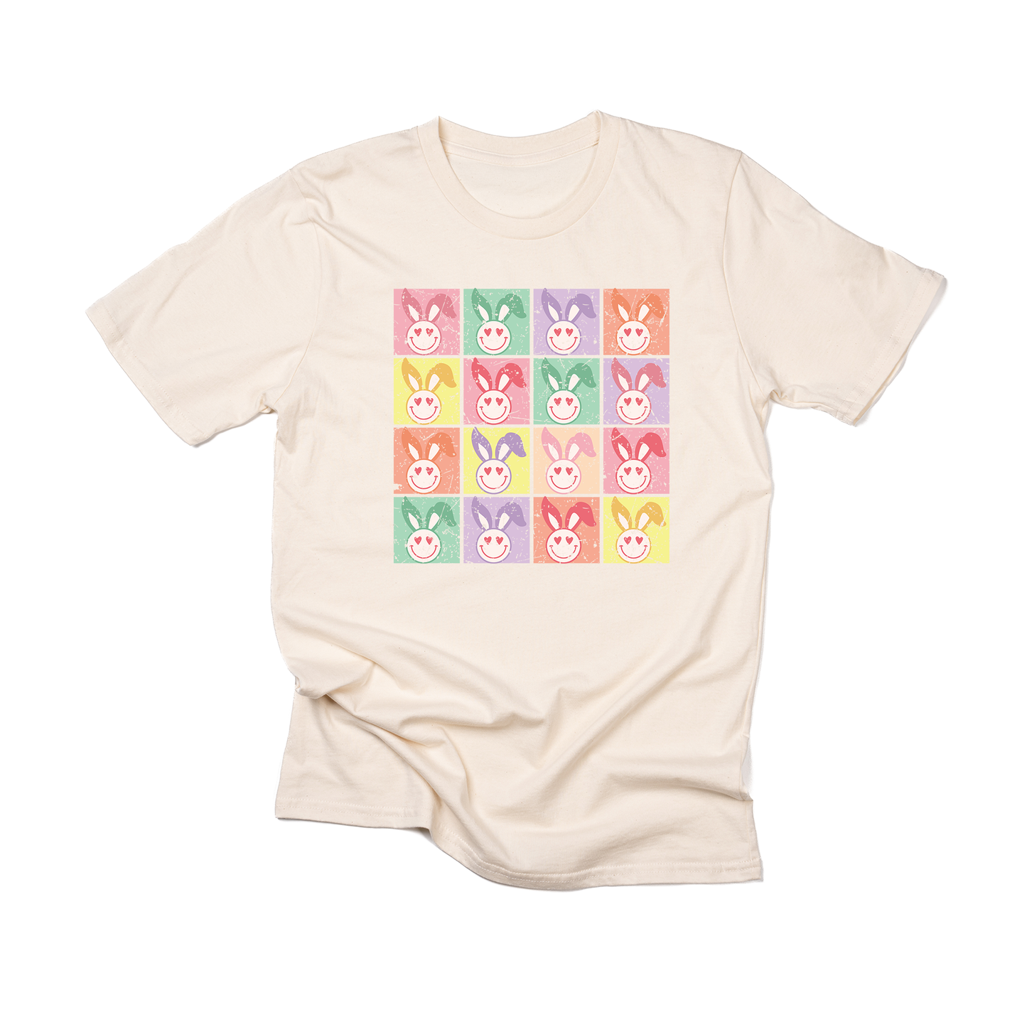 Retro Groovy Bunnies - Tee (Vintage Natural)