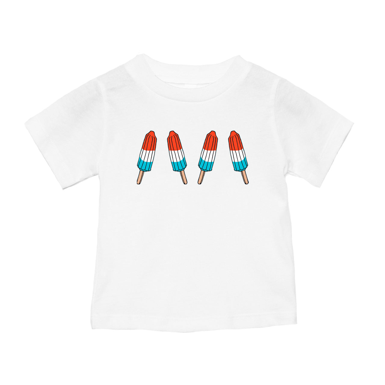 Rocket Pops - Kids Tee (White)