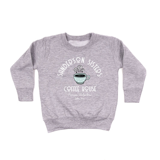 Sanderson Sisters Coffee House - Kids Sweatshirt (Heather Gray)