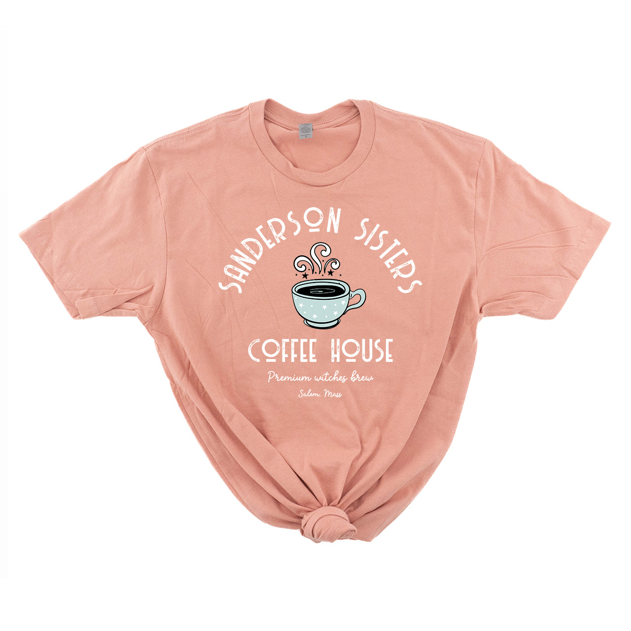 Sanderson Sisters Coffee House - Tee (Sedona Pink)