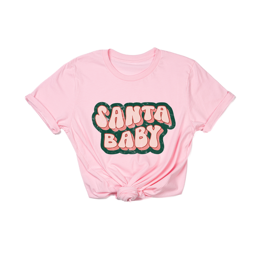 Santa Baby Vintage - Tee (Pink)