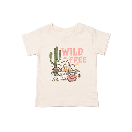 Scenic Wild and Free - Kids Tee (Natural)