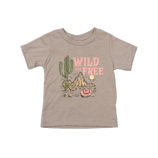 Scenic Wild and Free - Kids Tee (Pale Moss)