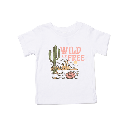 Scenic Wild and Free - Kids Tee (White)