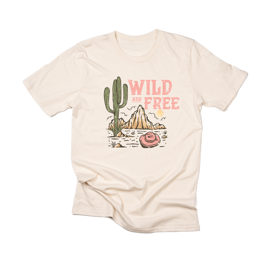 Scenic Wild and Free - Tee (Vintage Natural)
