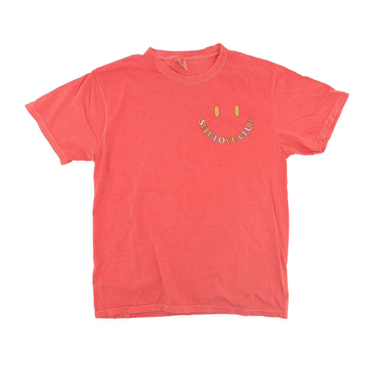 Self Love Club Smiley (Pocket) - Tee (Watermelon)