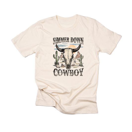 Simmer Down Cowboy - Tee (Vintage Natural)