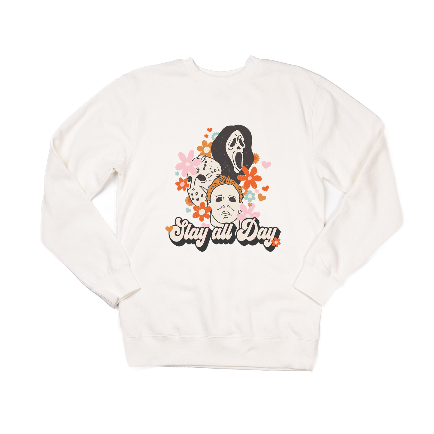 Slay All Day - Sweatshirt (Creme)