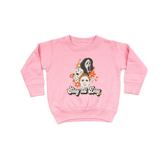 Slay All Day - Kids Sweatshirt (Pink)