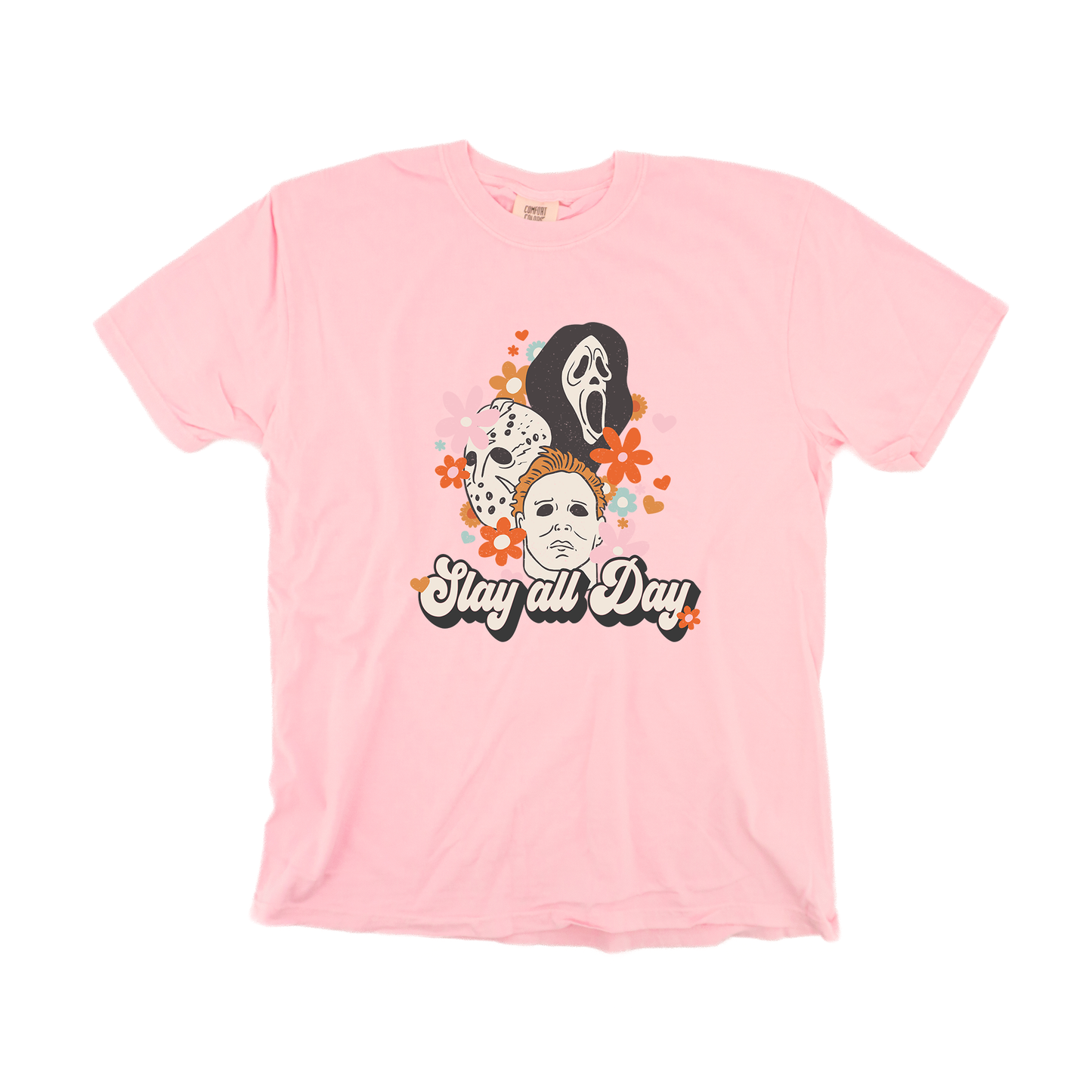 Slay All Day - Tee (Pale Pink)