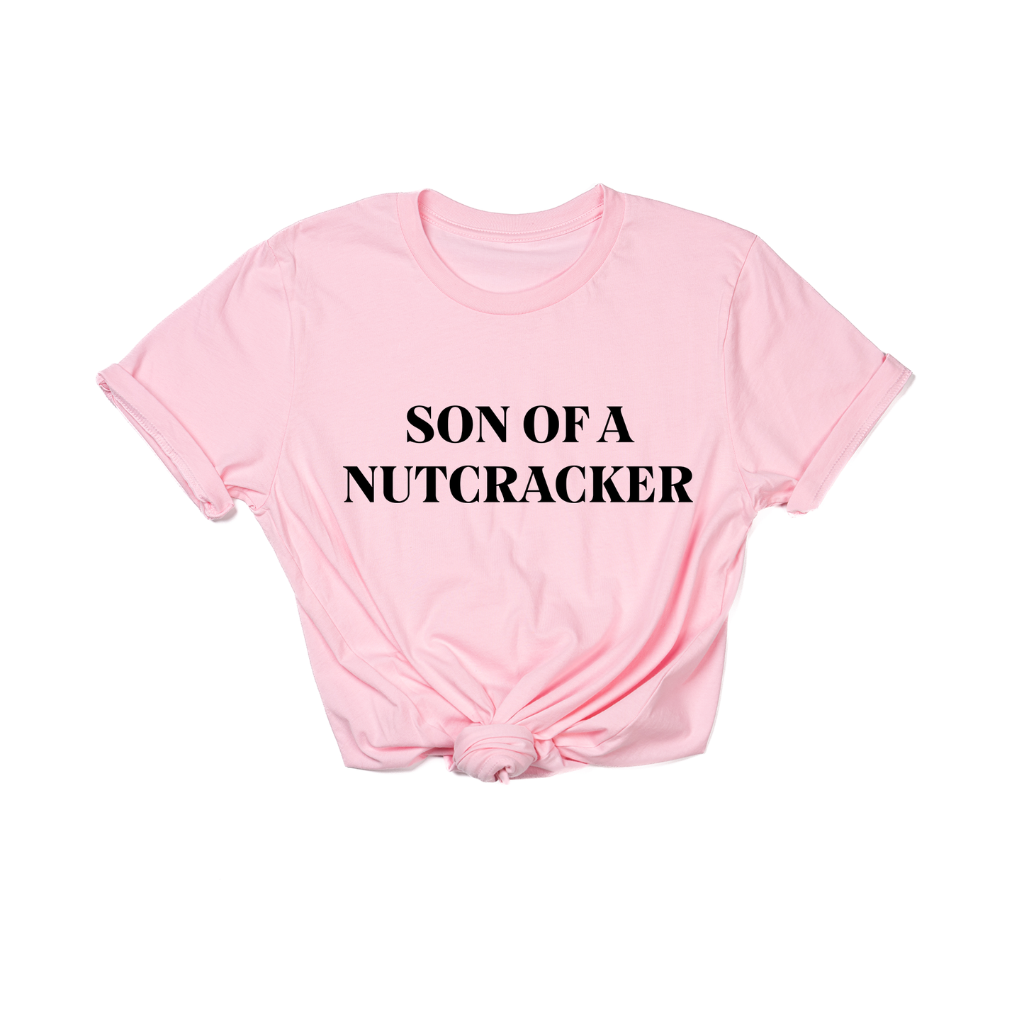 Son of a Nutcracker (Black) - Tee (Pink)