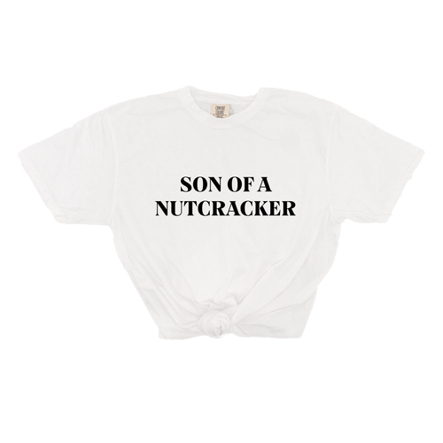 Son of a Nutcracker (Black) - Tee (Vintage White, Short Sleeve)
