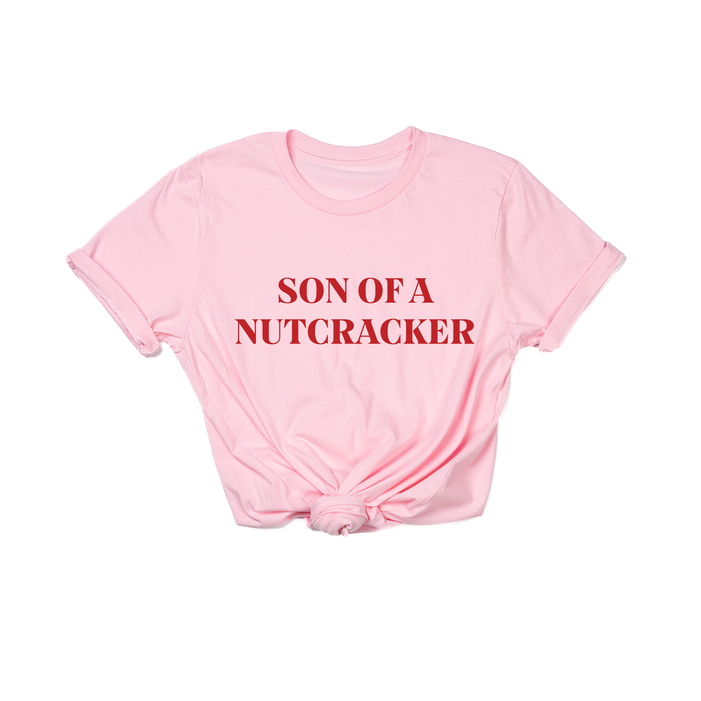 Son of a Nutcracker (Red) - Tee (Pink)