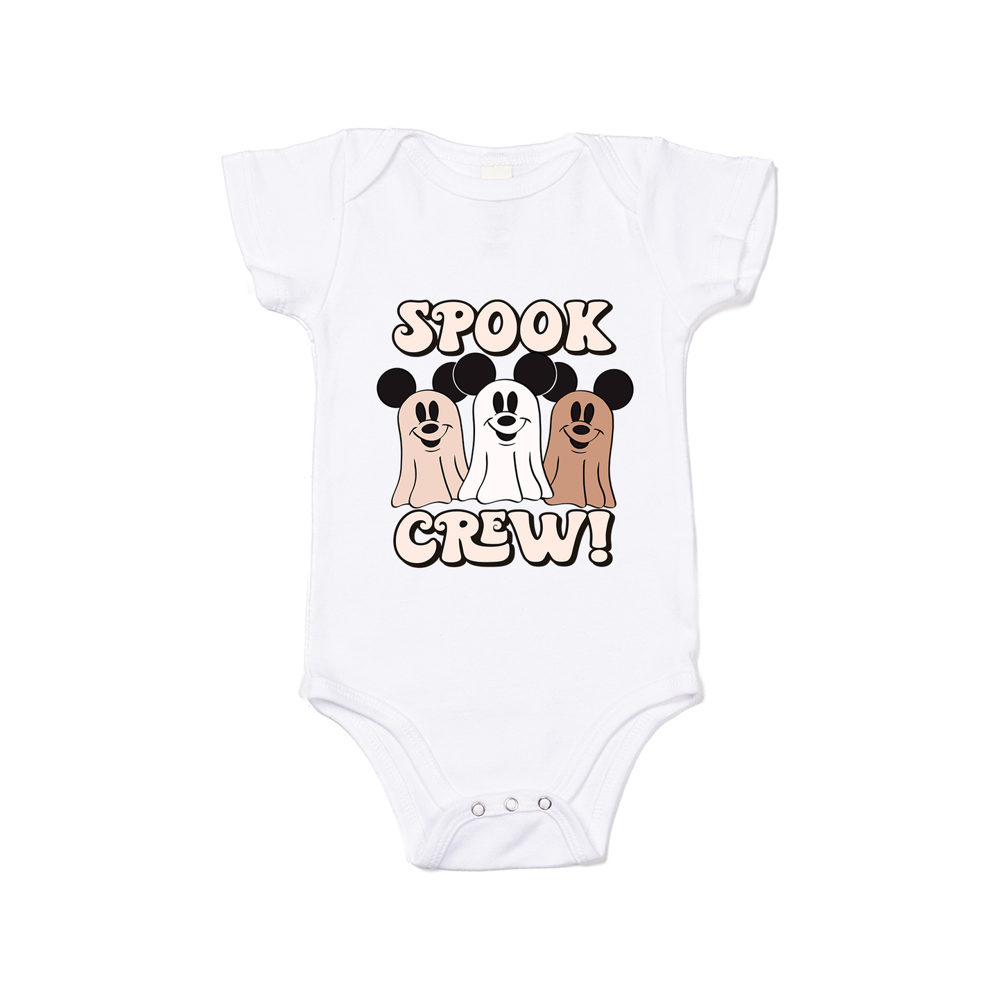 Spook Crew - Bodysuit (White, Short Sleeve)