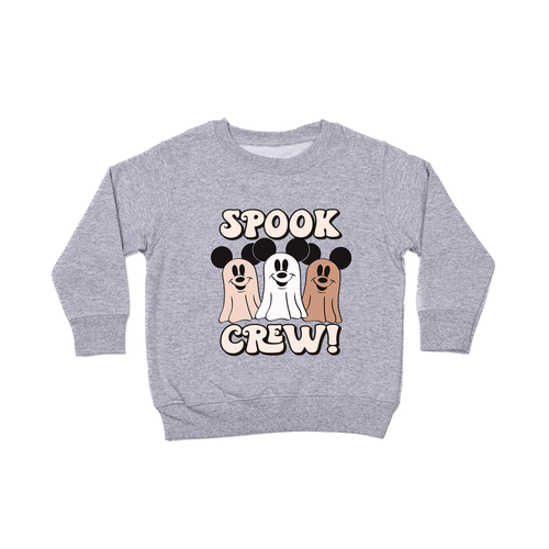 Spook Crew - Kids Sweatshirt (Heather Gray)