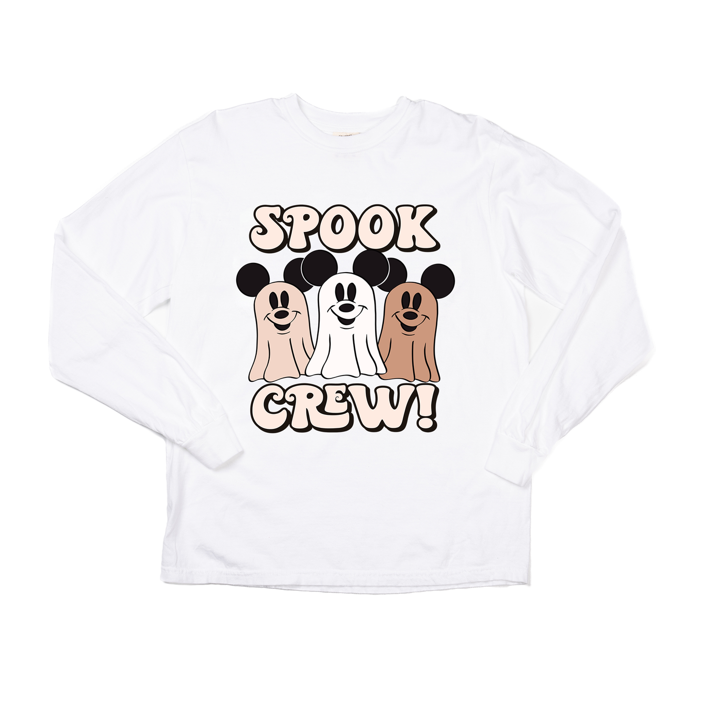 Spook Crew - Tee (Vintage White, Long Sleeve)