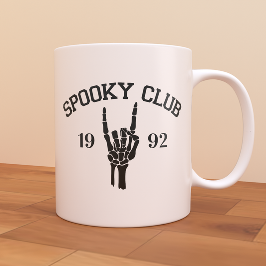 Spooky Club - Coffee Mug (White)