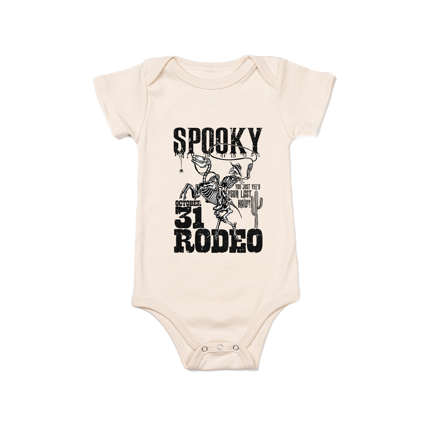 Spooky Rodeo - Bodysuit (Natural, Short Sleeve)